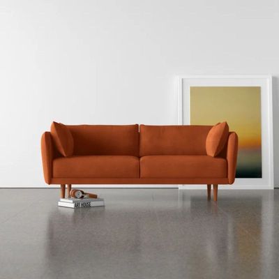 Aquarius 3 Seater Fabric Sofa| BROWN