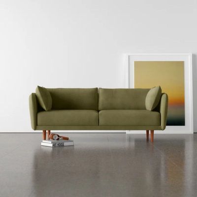 Aquarius 3 Seater Fabric Sofa| GREEN
