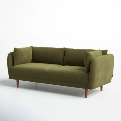 Aquarius 3 Seater Fabric Sofa| GREEN