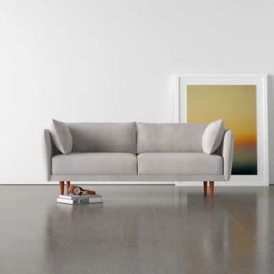 Aquarius 3 Seater Fabric Sofa| LIGHT GREY