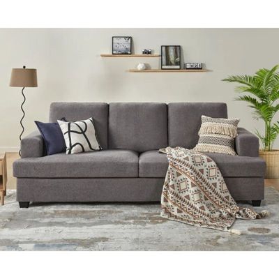 Boileau 3 Seater Fabric Sofa| GREY