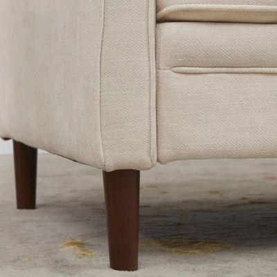 Azriah 3 Seater Fabric Sofa| BEIGE