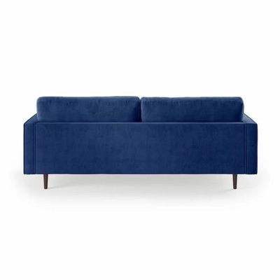 Geo 3 Seater Fabric Sofa| BLUE