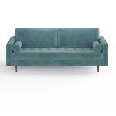 Geo 3 Seater Fabric Sofa| OCEAN BLUE