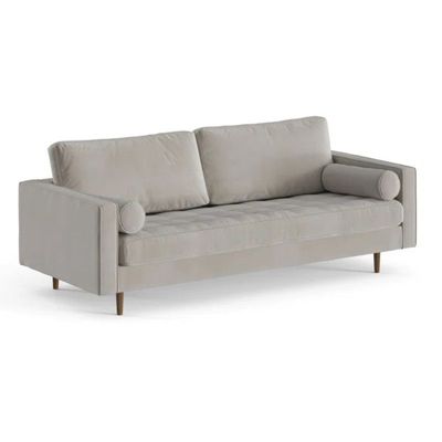 Geo 3 Seater Fabric Sofa| LIGHT GREY