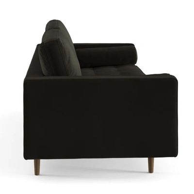 Geo 3 Seater Fabric Sofa| SMOKE