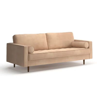Geo 3 Seater Fabric Sofa| SAND