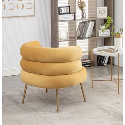 Demetrius 1 Seater Fabric Sofa| YELLOW