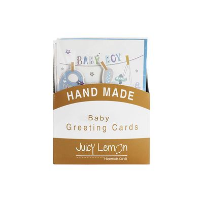 Juicy Lemon Baby Boy & Girl Code 50 Card: Cheerful greetings - Thoughtful expressions - Occasion-specific - Heartfelt sentiments