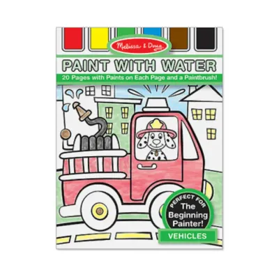 Melissa And Doug Paint With Water - Vehicles