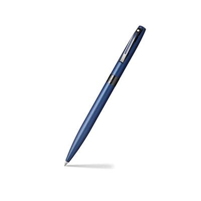 Sheaffer® REMINDER 9017 Matte Blue Ballpoint Pen With Black PVD Trim