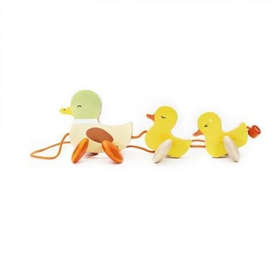 Classic World Pull Along Padding Duck, Soft & Cuddly, learning toys for babies

pen_spark