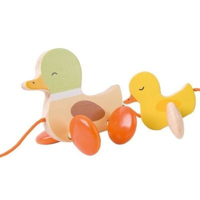 Classic World Pull Along Padding Duck, Soft & Cuddly, learning toys for babies

pen_spark