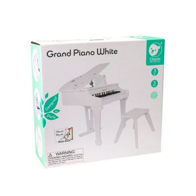 Classic World Grand Piano (White): Let the Music Begin, it’s a musical toys for early learning and educational toys for toddlers