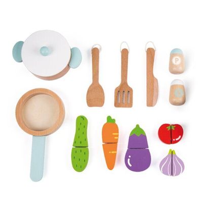 Classic World Blue Retro Kitchen: Spark Nostalgic Fun, it’s a wooden kitchen set for toddlers and role-playing toys