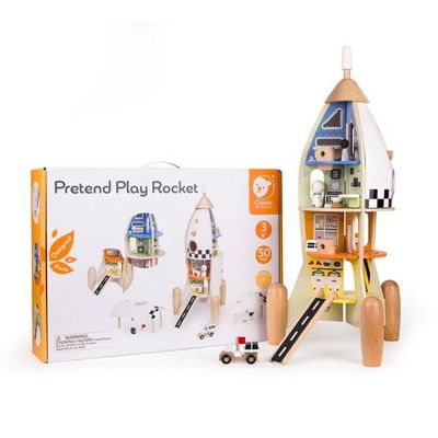 Classic World Blast Off! Pretend Play Rocket Ship, it’s a toddler space exploration toy and educational toys for toddlers