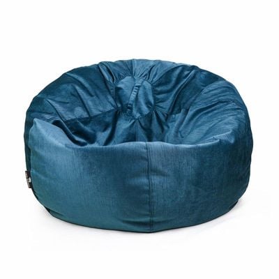 Luxe Decora Alba | Soft Suede Fabric Bean Bag for Best Comfort and Style | Washable | Filled with Polystyrene Beads | Ideal for Kids and Adults (Royal Blue, Small)