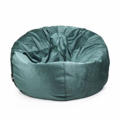 Luxe Decora Alba | Soft Suede Fabric Bean Bag for Best Comfort and Style | Washable | Filled with Polystyrene Beads | Ideal for Kids and Adults (Teal, Small)