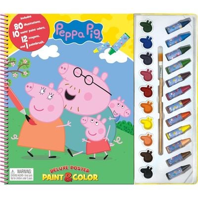 Phidal Eone Peppa Pig Deluxe Poster Paint & Color