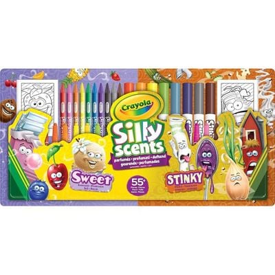 Crayola Silly & Stinky Scents Activity Kit: Scented art supplies - Fragrant markers - Fun smelling markers 