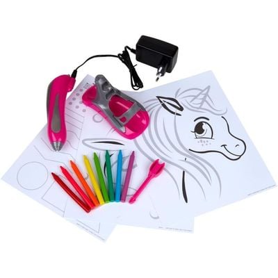 Crayola Neon Crayon Melter Unicorn: Vibrant color melting - Craft supplies for kids - Artistic melting tool