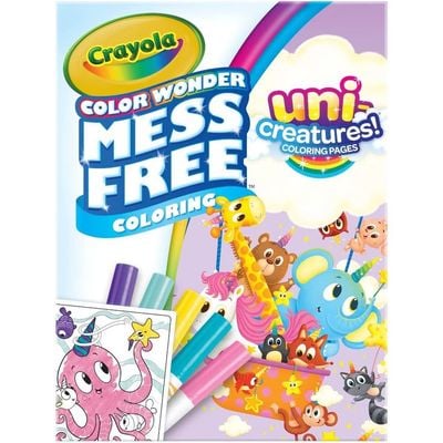 Crayola Color World Foldalope Uni-Creatures: Coloring and crafting fun - Imaginative playtime set - Art supplies for children