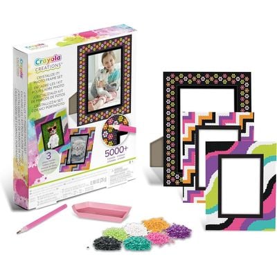 Crayola Creations Crystalize It! Photo Frame Kit: Personalized photo frame activity - Crystal embellishment kit - Art supplies for children