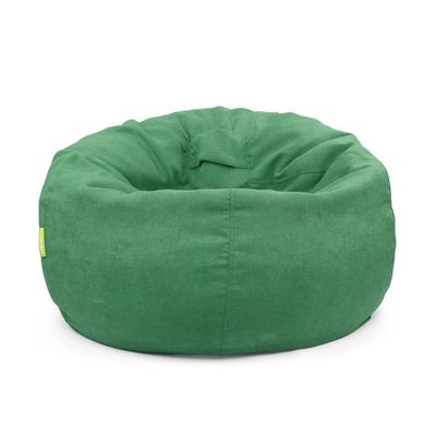 Jumbble Oasis Soft Weave Bean Bag with Removable Layer [Washable] | Cozy Bean Bag Ideal for Indoor Lounging | Kids & Adult | Soft Fabric | Filled with Polystyrene Beads(Kids, Green)