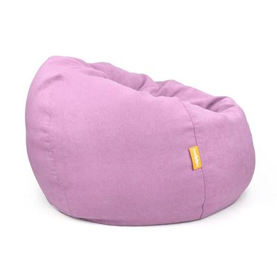 Jumbble Oasis Soft Weave Bean Bag with Removable Layer [Washable] | Cozy Bean Bag Ideal for Indoor Lounging | Kids & Adult | Soft Fabric | Filled with Polystyrene Beads(Kids, Pink)