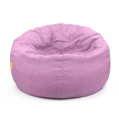 Jumbble Oasis Soft Weave Bean Bag with Removable Layer [Washable] | Cozy Bean Bag Ideal for Indoor Lounging | Kids & Adult | Soft Fabric | Filled with Polystyrene Beads(Kids, Pink)