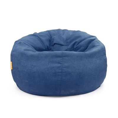 Jumbble Oasis Soft Weave Bean Bag with Removable Layer [Washable] | Cozy Bean Bag Ideal for Indoor Lounging | Kids & Adult | Soft Fabric | Filled with Polystyrene Beads(Kids, Royal Blue)