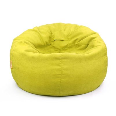 Jumbble Oasis Soft Weave Bean Bag with Removable Layer [Washable] | Cozy Bean Bag Ideal for Indoor Lounging | Kids & Adult | Soft Fabric | Filled with Polystyrene Beads(Kids, Yellow)