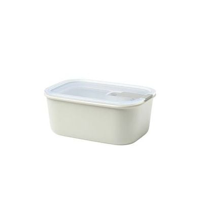 Mepal – Food container EasyClip – Food containers with lids - Clip closure - Suitable for the microwave, steam oven, refrigerator & freezer - Airtight & leakproof - 700 ml - Nordic white