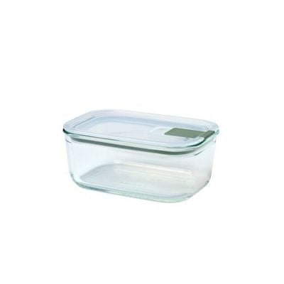 Mepal - EasyClip glass food storage container - Glass storage container with lid and snap closure - Suitable for microwave, oven and freezer - 700ml