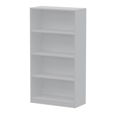 Mahmayi Wooden Storage Display Shelves 4-Tier Freestanding, Top Shelf for Decoration Ideal for Storing and Displaying your possessions - White