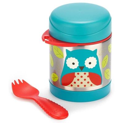 Skip Hop Zoo Insulated Food Jar, Owl