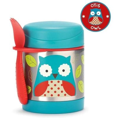 Skip Hop Zoo Insulated Food Jar, Owl