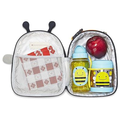 Skip Hop Zoo Insulated Food Jar, Bee, 325 ml, Stainless Steel Body, Multicolor (252379)
