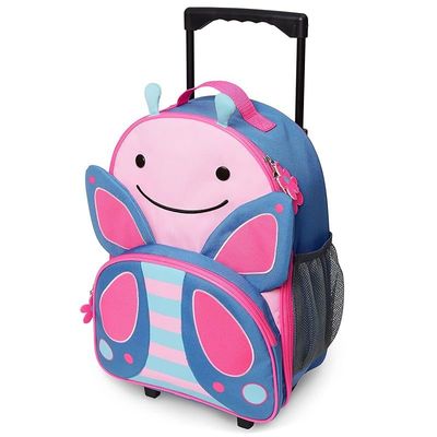Skip Hop Zoo Luggage/Travel trolley for Children(with name tag), Butterfly