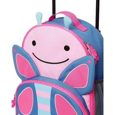 Skip Hop Zoo Luggage/Travel trolley for Children(with name tag), Butterfly