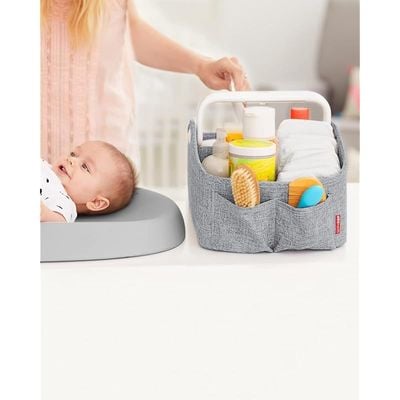 Skip Hop Light Up Diaper Caddy, Grey, 1 Count (Pack of 1) (304300)