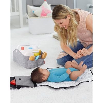 Skip Hop Light Up Diaper Caddy, Grey, 1 Count (Pack of 1) (304300)