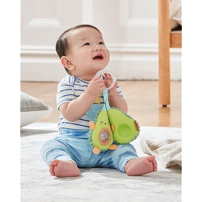 Skip Hop Farmstand Avocado Baby Stroller Toy