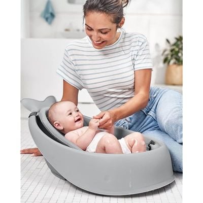 Skip Hop Moby Smart Sling 3-Stage Bathtub - Grey