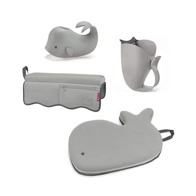 Skip Hop Moby Baby Bath Essential Set, Grey