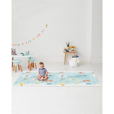 Skip Hop Reversible Playmat-Little Travellers, Grey