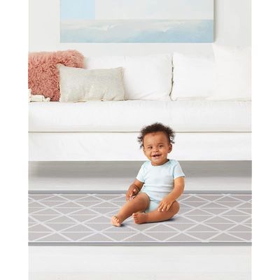 Skip Hop Reversible Playmat-Little Travellers, Grey