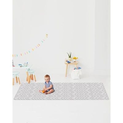 Skip Hop Reversible Playmat-Little Travellers, Grey