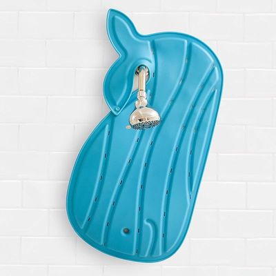 Skip Hop Non-Slip Baby Bath Mat, Moby, Blue