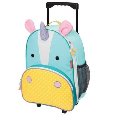 Skip Hop Kids Unicorn Rolling Luggage (Zoo)